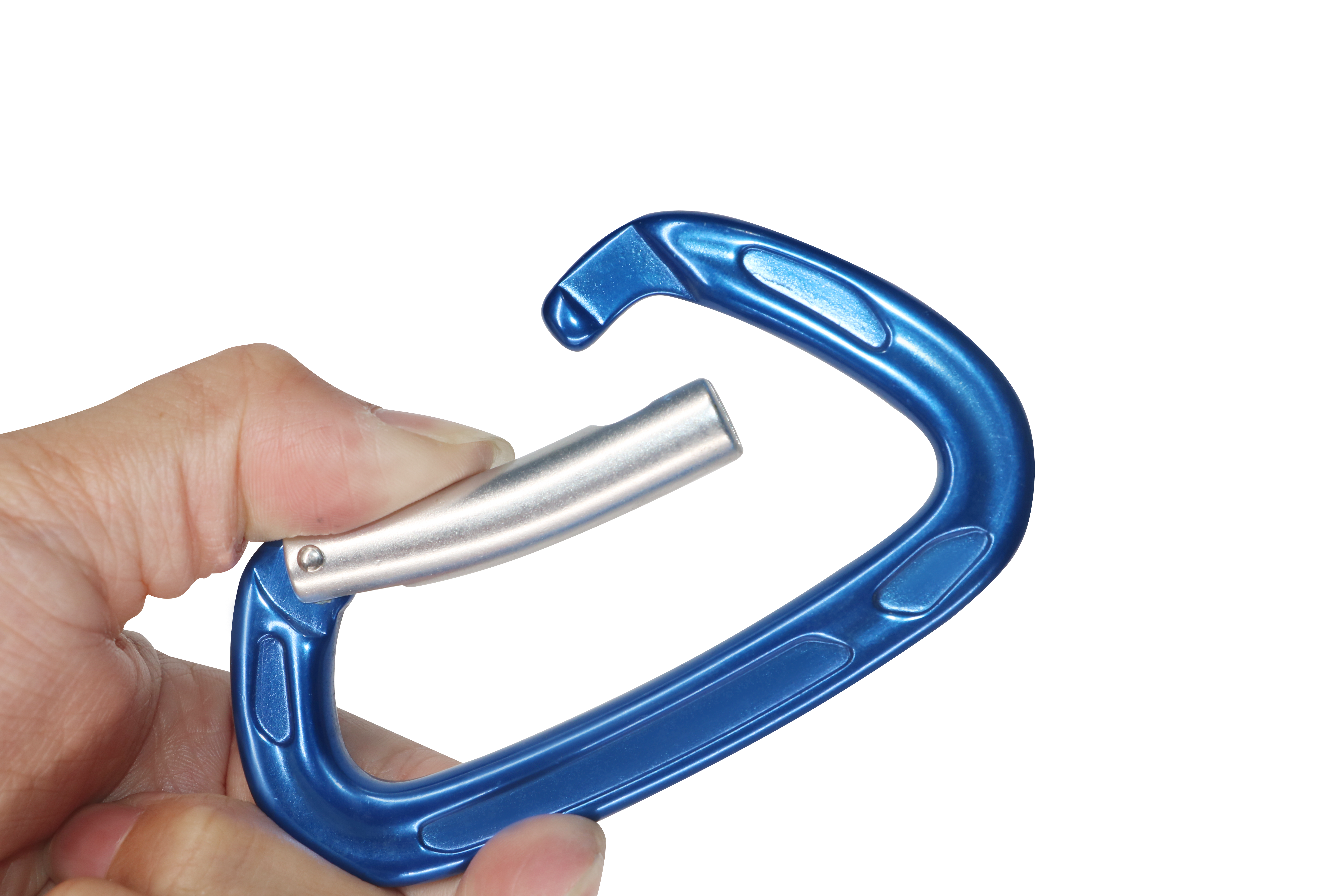 Hebilla de escalada multifuncional anticaída para exteriores, gancho de seguridad con bloqueo, bloqueo de hilo manual, gancho grande de seguridad, gancho de resorte