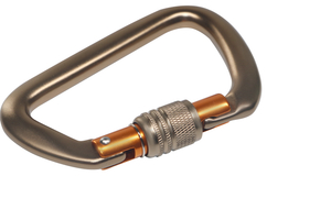 Clips de mosquetón con bloqueo de 25 kN, versátiles y confiables: livianos y resistentes