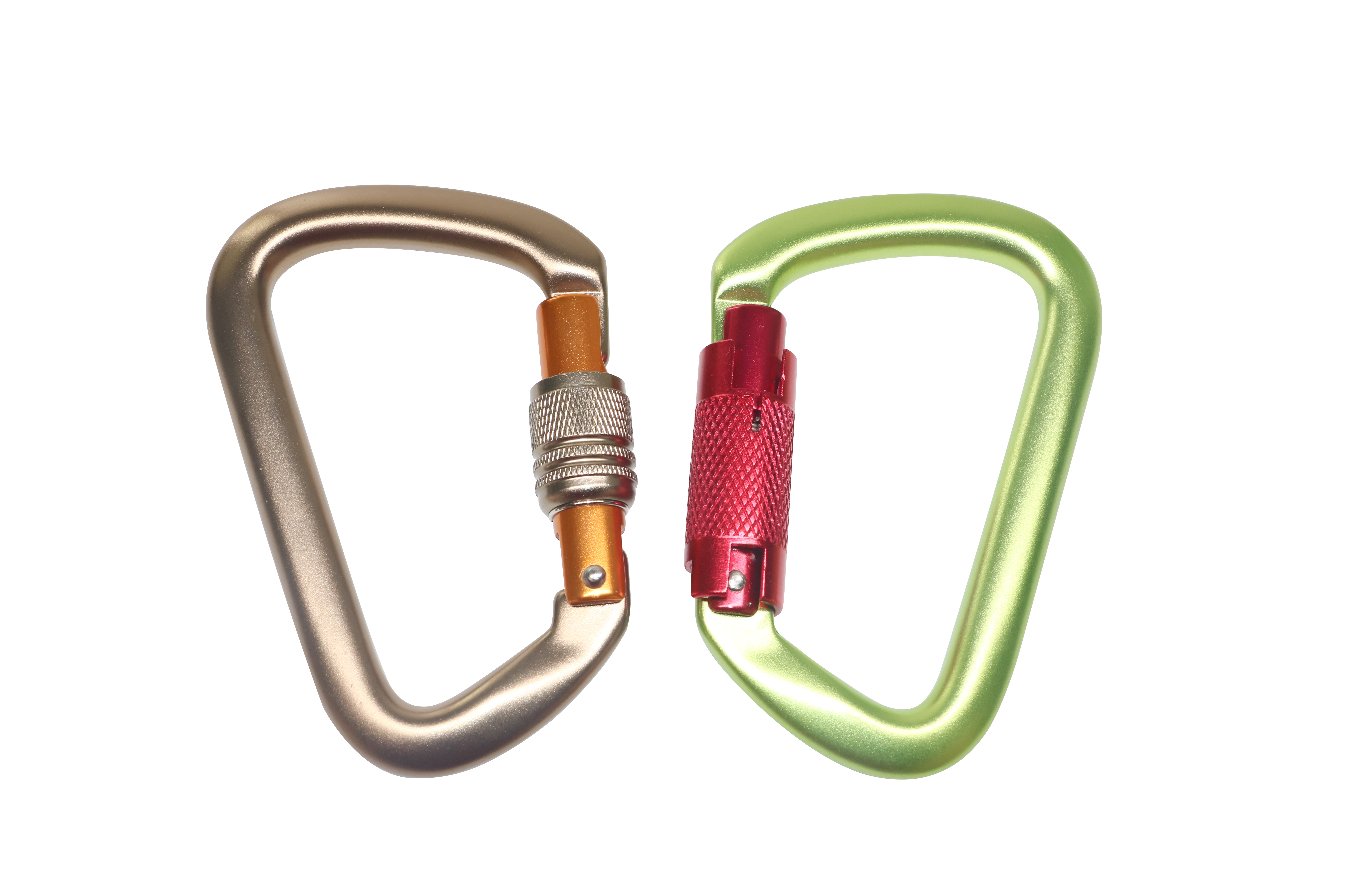 Clips de mosquetón con bloqueo de 25 kN, versátiles y confiables: livianos y resistentes