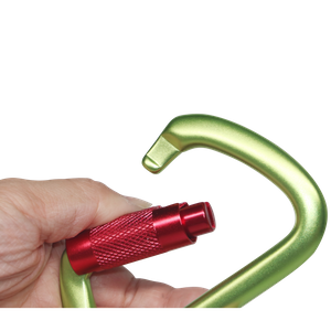 Clips de mosquetón con bloqueo de alta resistencia Favofit de 25 KN (5500 libras): versátiles para hamacas, campamentos, caminatas y más