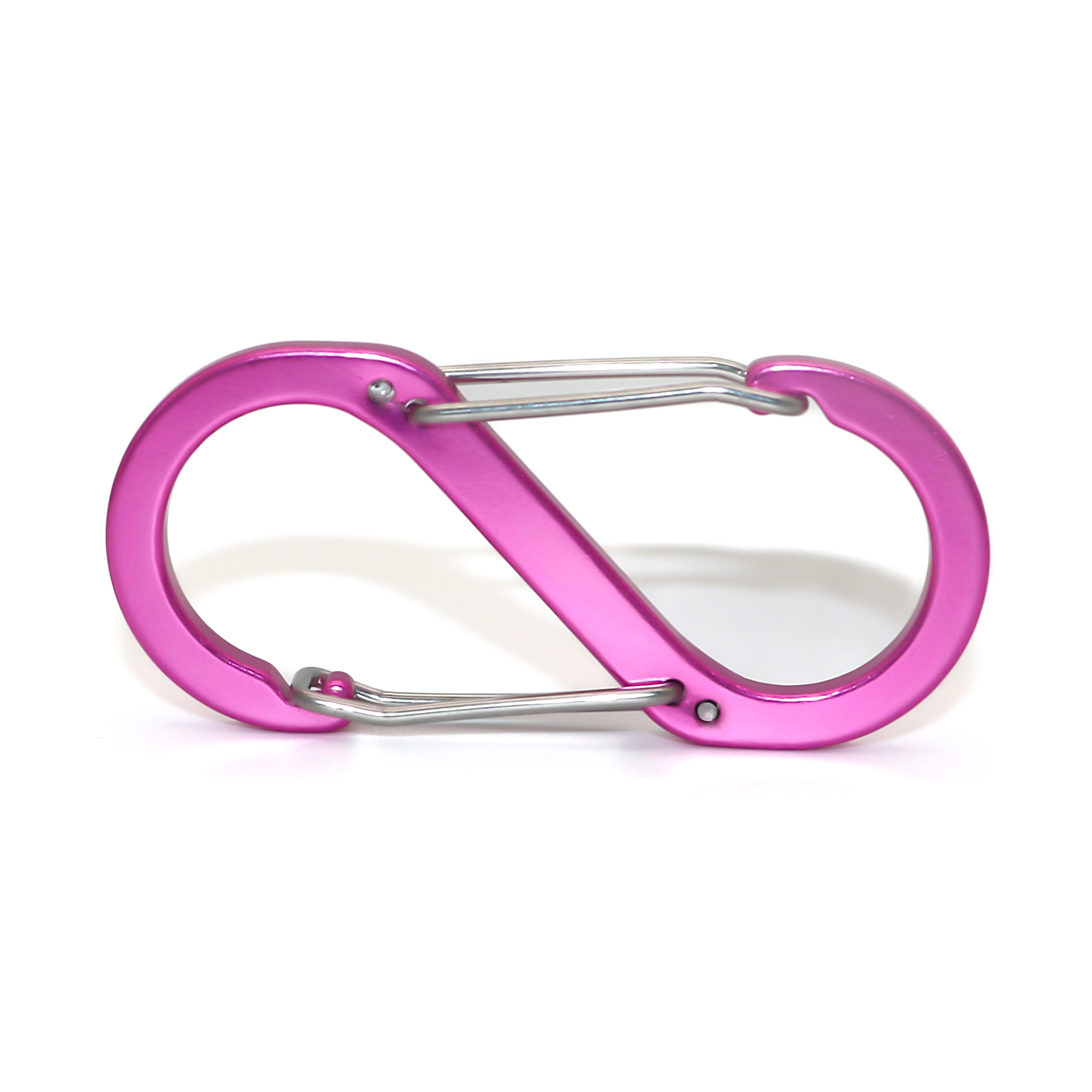 10 Uds Clips de cremallera antirrobo Clips de bloqueo de cremallera mosquetón de colores llavero Clip para Camping pesca viajes deportes al aire libre